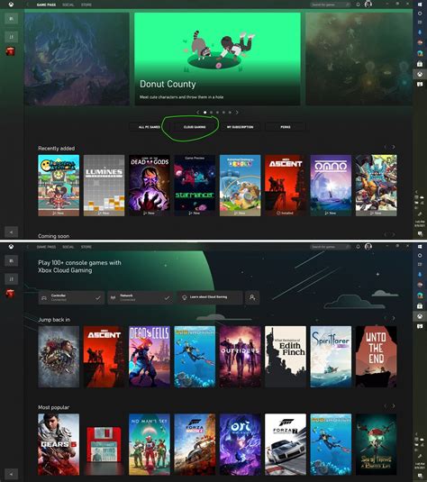 Xbox Cloud Gaming (Beta) available for Insiders through the .